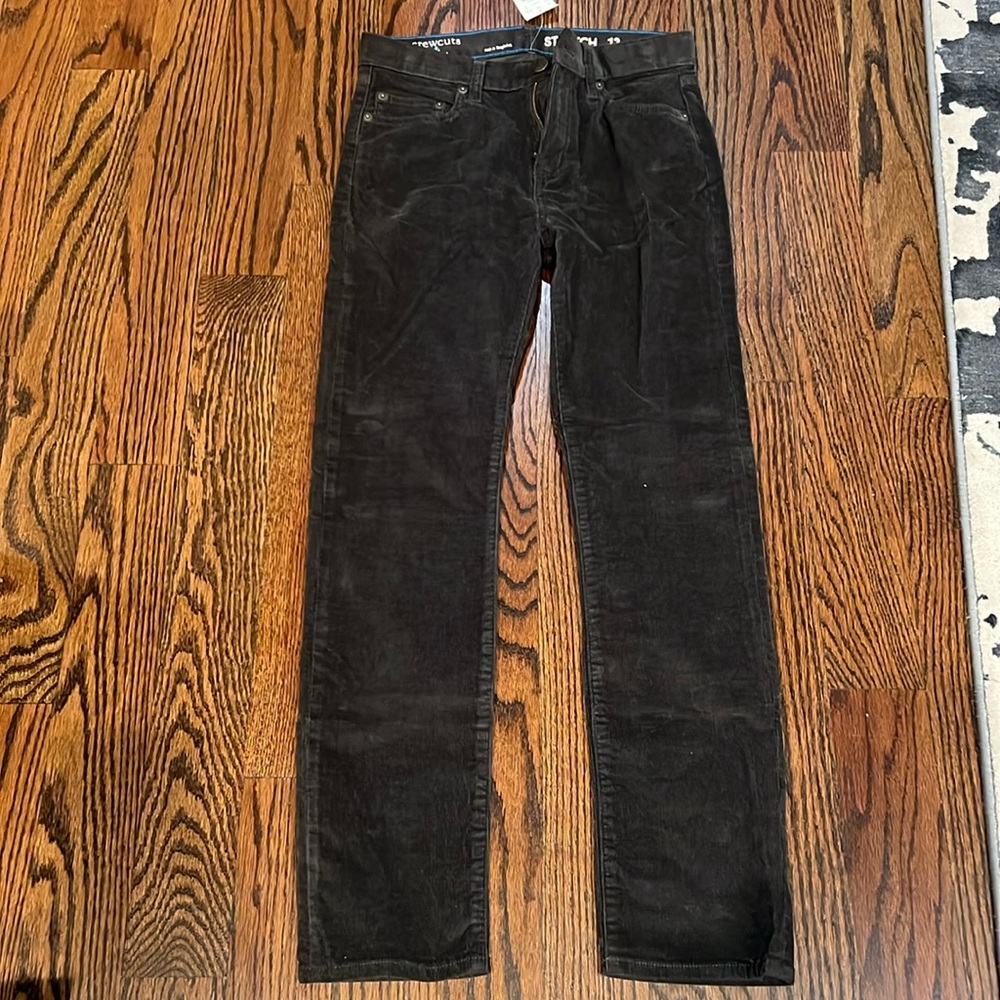Crewcuts boys grey corduroys size 12 new with tags